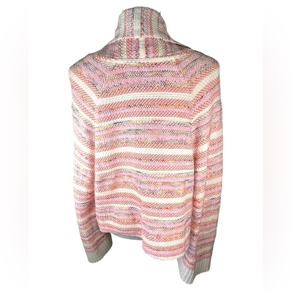 Anthropologie | Moth | Drape Front Multicolor Cardigan - Picture 5 of 8